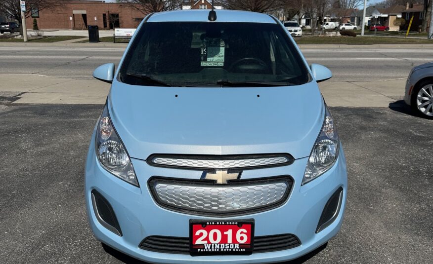 2016 CHEVROLET SPARK EV LOW KM’S REDUCED $12,995 + HST VERY CLEAN