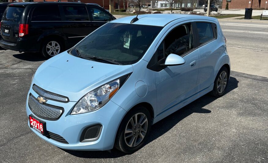 2016 CHEVROLET SPARK EV LOW KM’S REDUCED $12,995 + HST VERY CLEAN