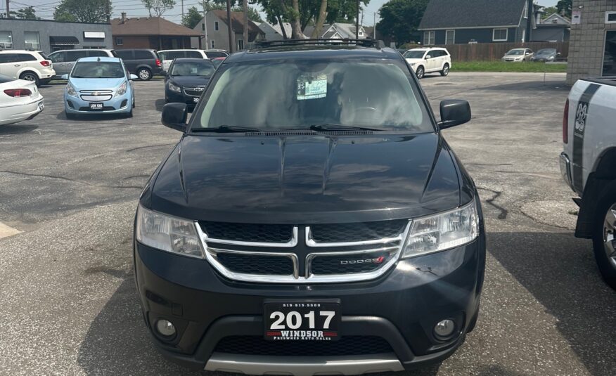 2017 DODGE JOURNEY GT AWD LOADED 7 PASSENGERS (153KM) $17,995 + HST