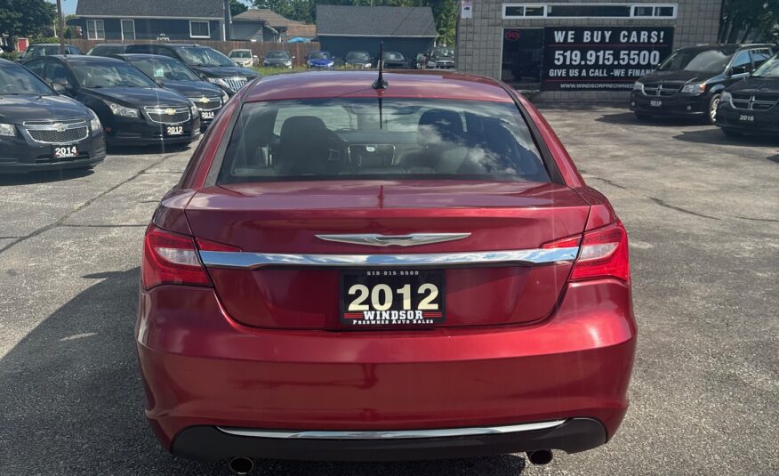 2012 CHRYSLER 200 LIMITED LOADED (149KM) $7,995 + HST