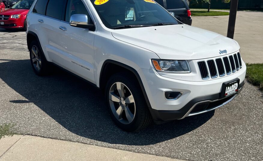 2015 JEEP GRAND CHEROKEE LIMITED 4X4 LOADED (177KM) NO ACCIDENTS