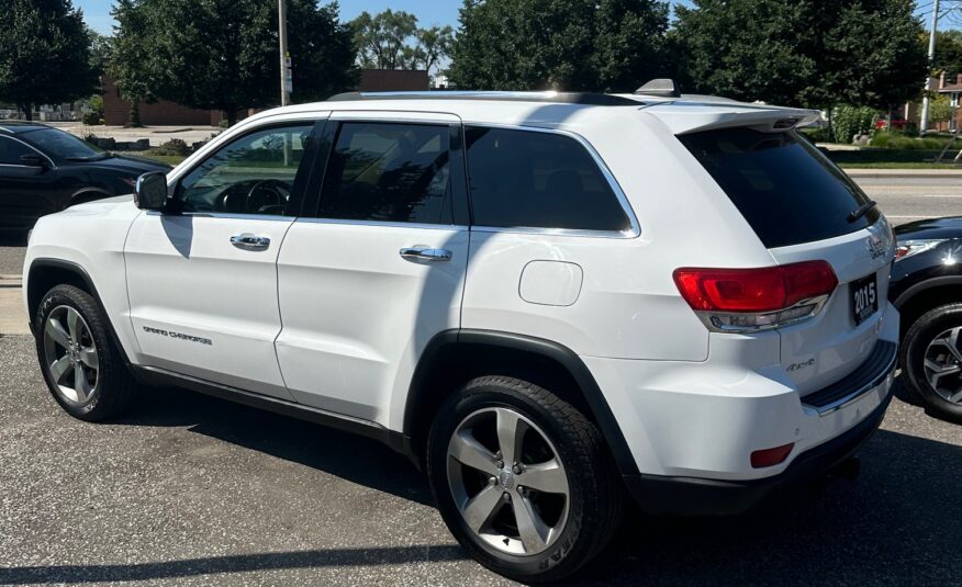 2015 JEEP GRAND CHEROKEE LIMITED 4X4 LOADED (177KM) NO ACCIDENTS