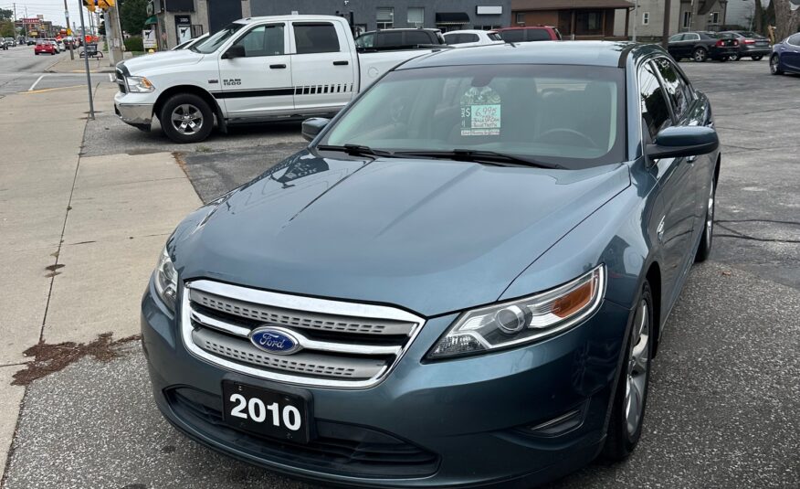 2010 FORD TAURUS SEL (211KM) $6,995 + HST NO ACCIDENTS BLUETOOTH, BACKUP CAMERA