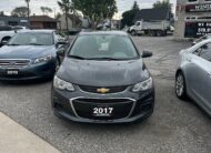 2017 CHEVROLET SONIC LT (123KM) BACK UP CAMERA REMOTE START $12,995 + HST