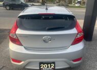 2012 HYUNDAI ACCENT HATCHBACK (169KM) $7,995 + HST NO ACCIDENTS, VERY CLEAN