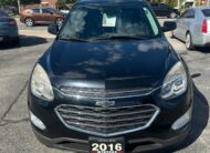 2016 CHEVROLET EQUINOX LT $9,995 + HST CLEAN CARFAX NO ACCIDENTS