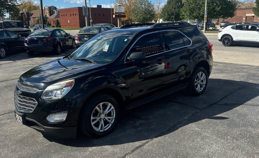 2016 CHEVROLET EQUINOX LT $9,995 + HST CLEAN CARFAX NO ACCIDENTS