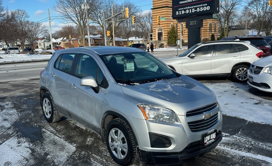 2016 CHEVROLET TRAX (93KM) $11,995 + HST CLEAN CARFAX NO ACCIDENTS