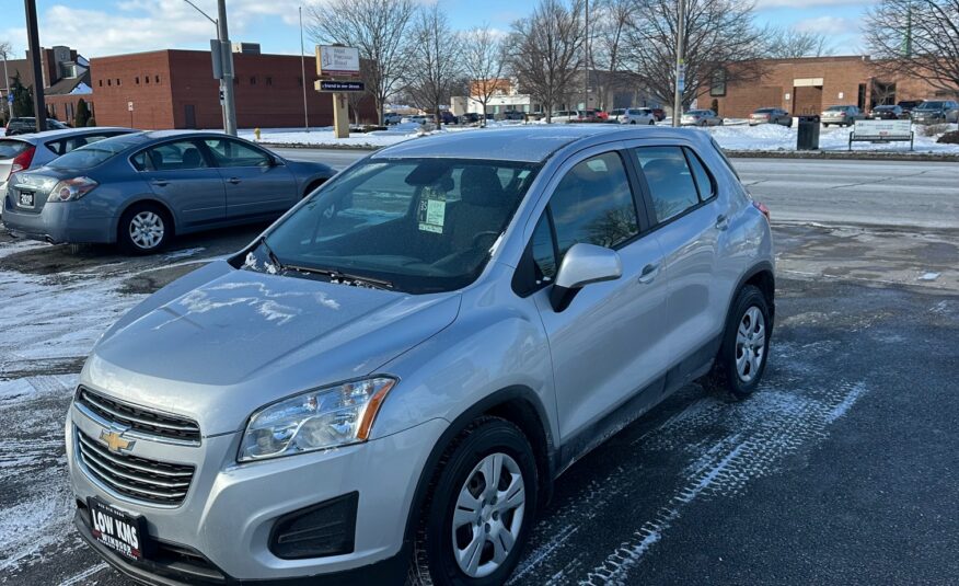 2016 CHEVROLET TRAX (93KM) $11,995 + HST CLEAN CARFAX NO ACCIDENTS