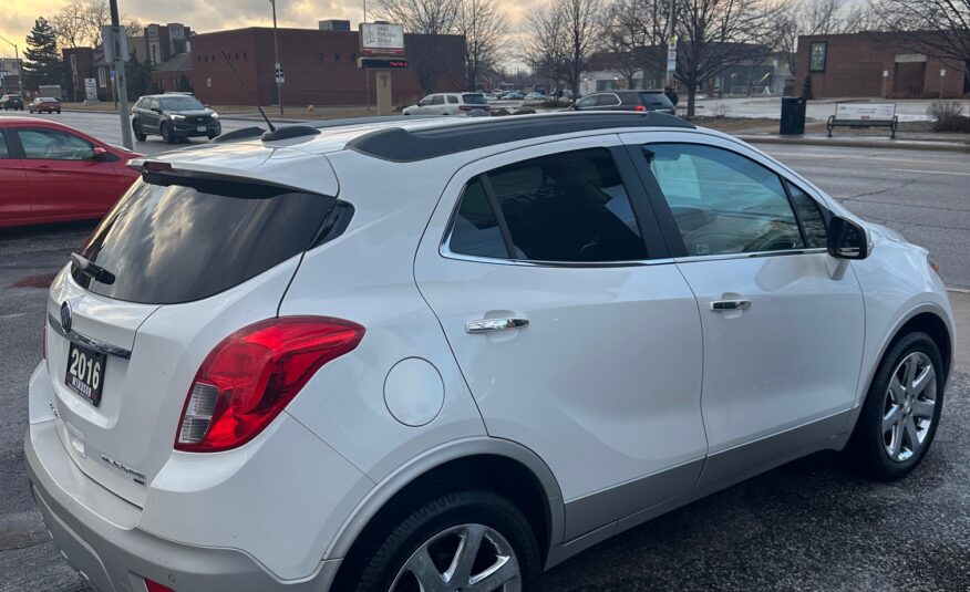 2016 BUICK ENCORE CXL (108KM) LOADED AWD $14,995 + HST – NO ACCIDENTS – CLEAN CARFAX