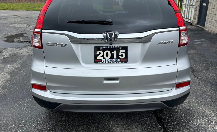 2015 HONDA CR-V AWD (150KM) $15,995 + HST CLEAN CARFAX – NO ACCIDENTS