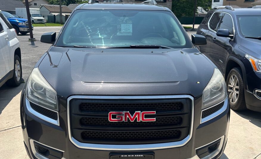 2015 GMC ACADIA (198KM) $10,995 + HST – 7 PASSENGER – REMOTE START – BLUETOOTH – BACKUP CAMERA