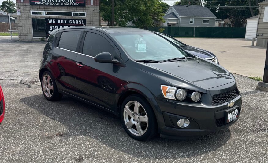 2014 CHEVROLET SONIC LTZ RS PACKAGE (188KM) LOADED – LEATHER – NO ACCIDENTS