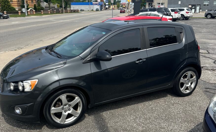 2014 CHEVROLET SONIC LTZ RS PACKAGE (188KM) LOADED – LEATHER – NO ACCIDENTS
