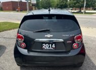 2014 CHEVROLET SONIC LTZ RS PACKAGE (188KM) LOADED – LEATHER – NO ACCIDENTS