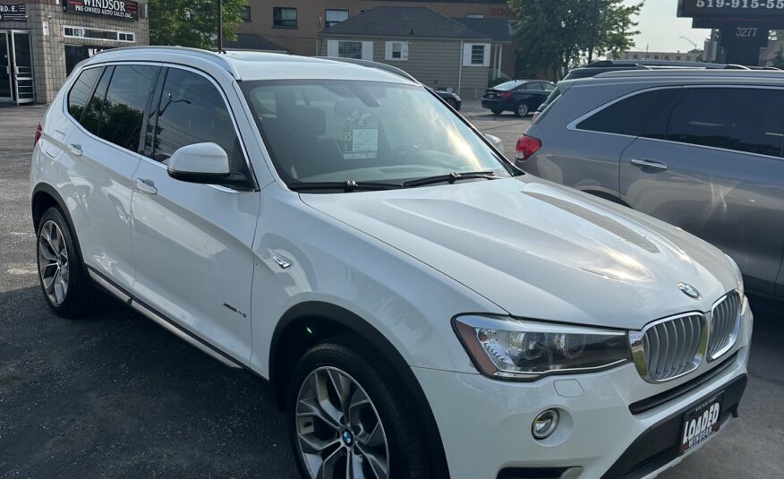 2016 BMW X3 M-APPEARANCE PACKAGE (151KM) LOADED – VERY CLEAN $16,995 + HST – NO ACCIDENTS