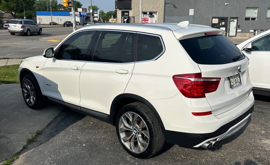 2016 BMW X3 M-APPEARANCE PACKAGE (151KM) LOADED – VERY CLEAN $16,995 + HST – NO ACCIDENTS