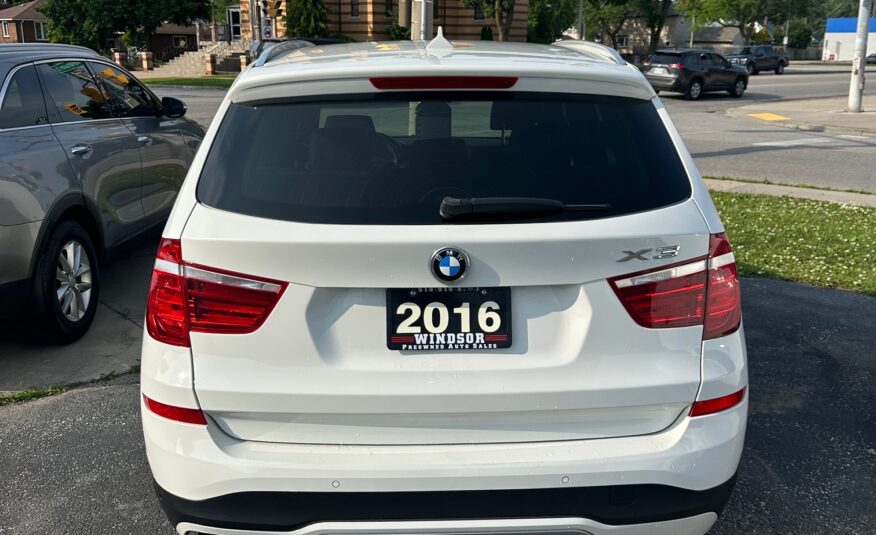2016 BMW X3 M-APPEARANCE PACKAGE (151KM) LOADED – VERY CLEAN $16,995 + HST – NO ACCIDENTS