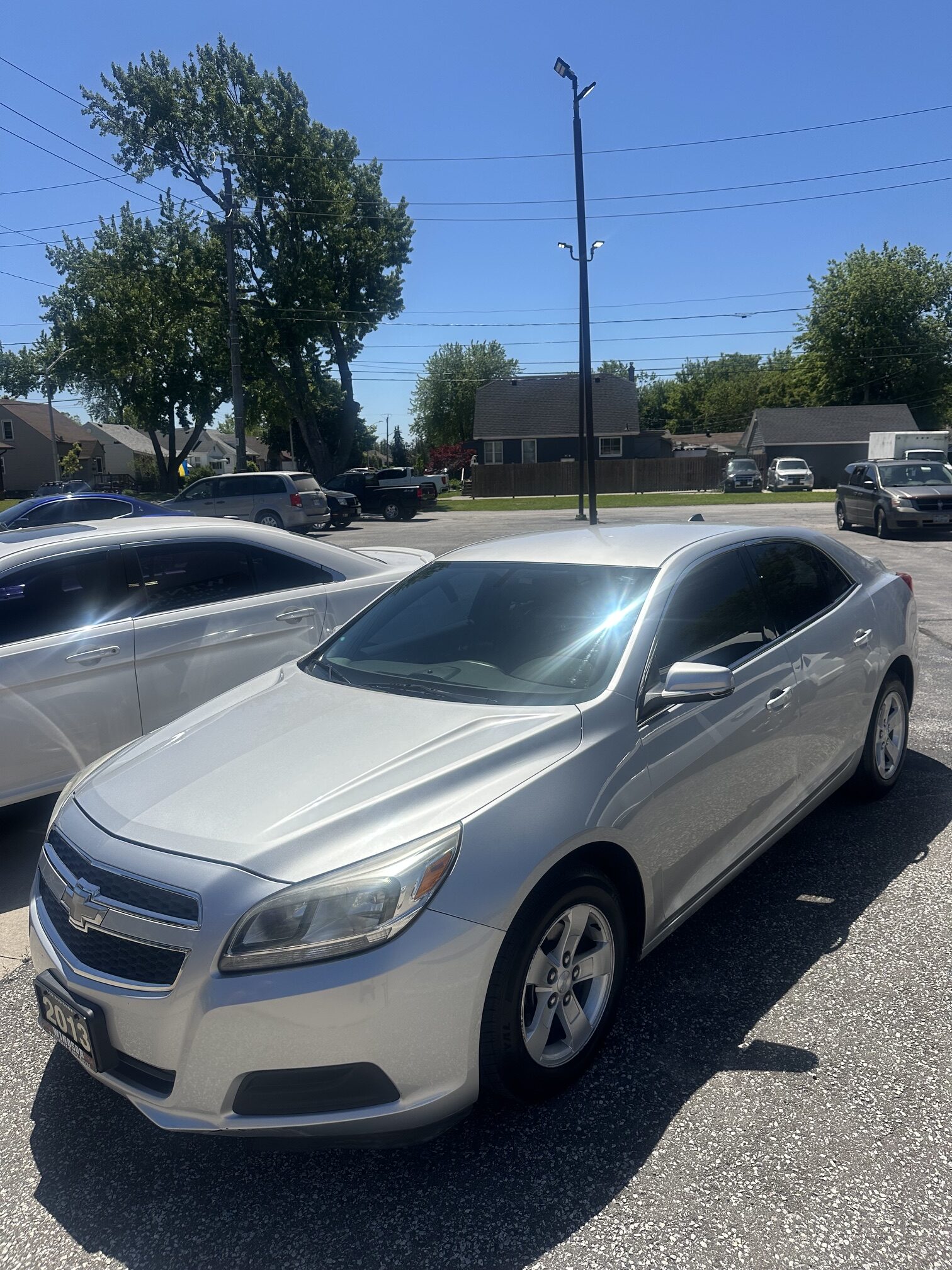 2013 CHEVROLET MALIBU LT (191KM) $7,995 + HST – CLEAN CARFAX – NO ACCIDENTS